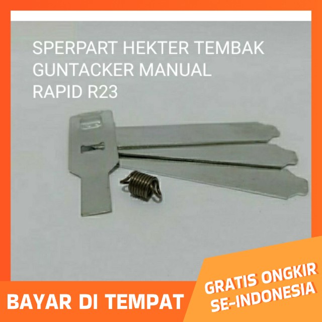 Satu set Sperpart Staples tembak / Staples tembak gun tacker rapid r23