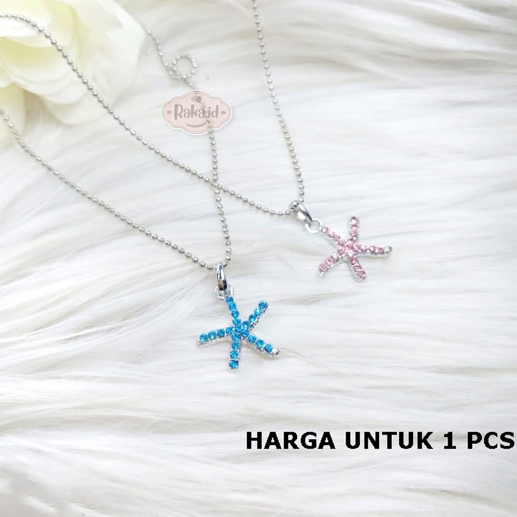 Kalung Wanita / Kalung Rantai Dewasa Motif Bintang Laut 996