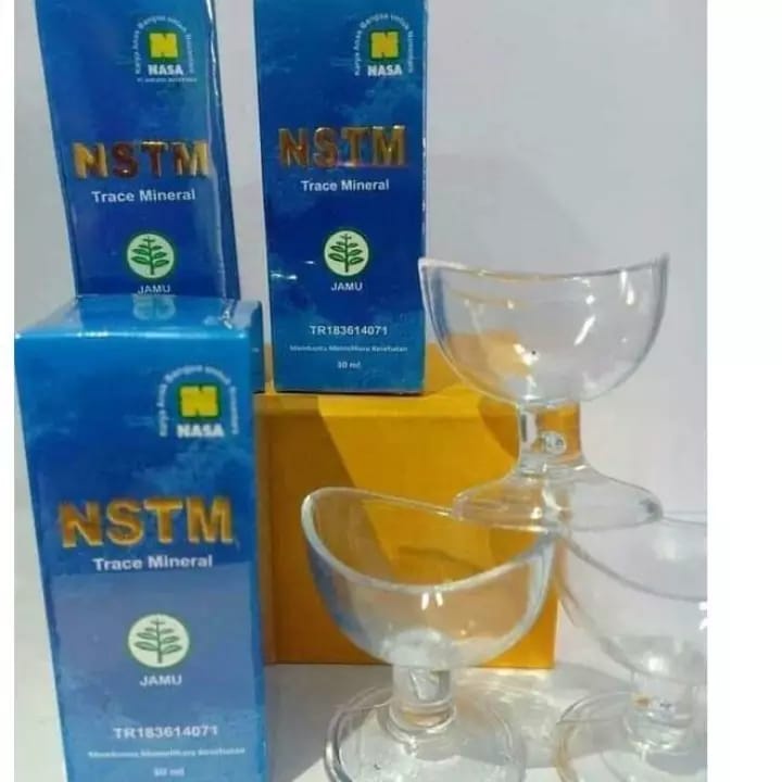 NSTM NASA TRACE MINERAL NSTM NASA ORIGINAL 100% ASLI Obat Tetes Mata Katarak - GRATIS GELAS RIMBANG 