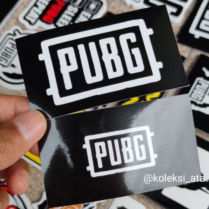 STIKER PUBG HITAM