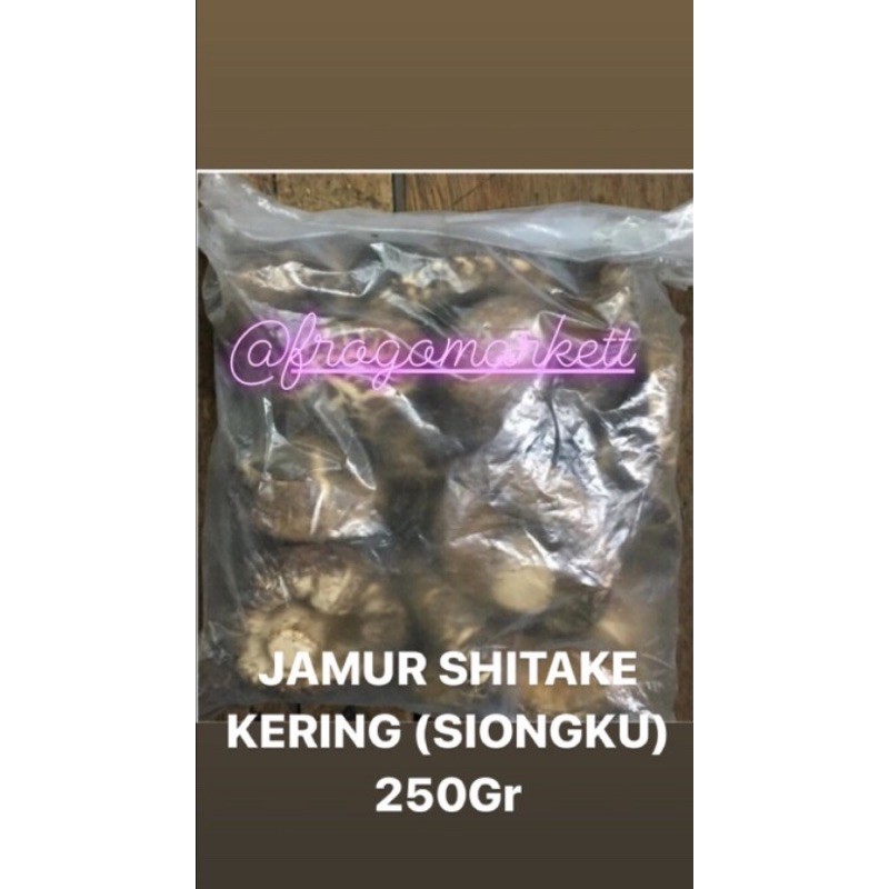 

Jamur Shitake Kering (Siongku) 250GR