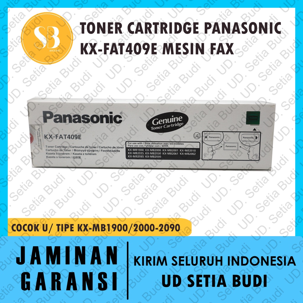 Toner Cartridge Panasonic KX-FAD 409E Untuk Mesin Fax / Faxsimille
