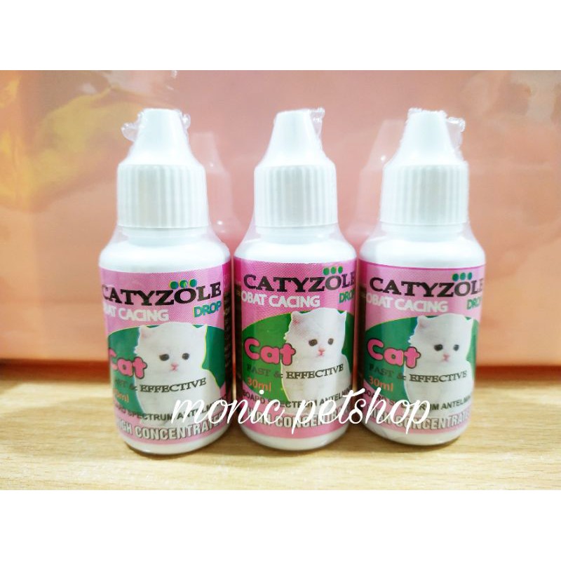 CATYZOLE DROP - Obat Cacing Kucing