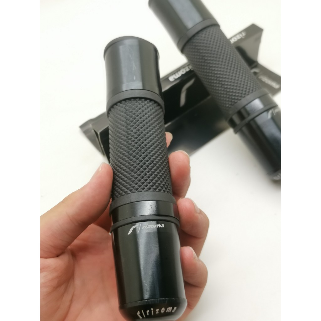 HandGrip Grip Rizoma Replika Universal Semua Motor Hitam Full