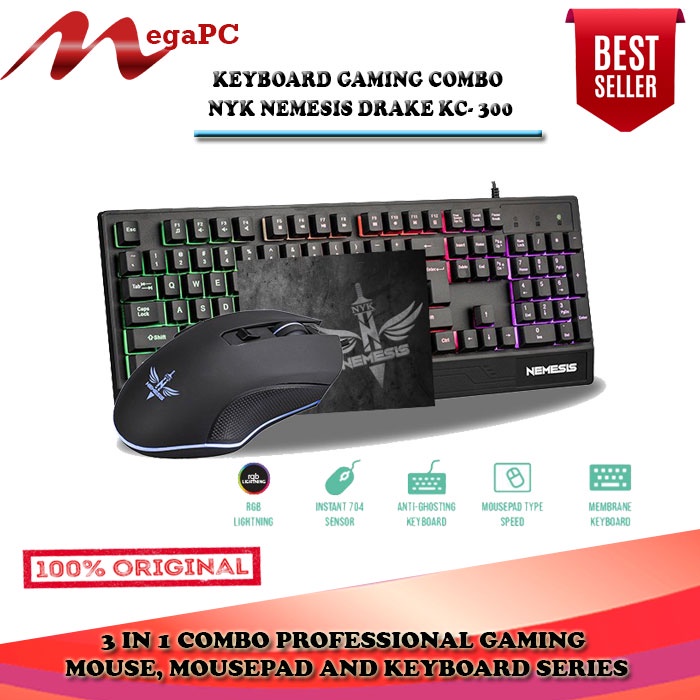 Mouse Keyboard NYK KC.300