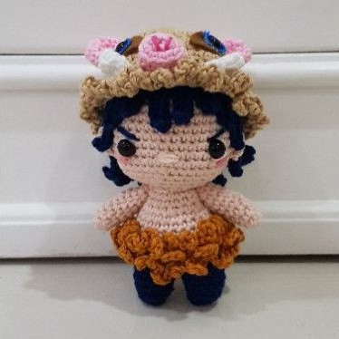 Boneka Rajut Inosuke Demon Slayer Kimetsu No Yaiba Doll