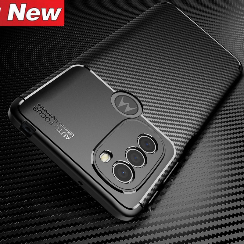 Soft Case Silikon Tekstur Carbon Fiber Shockproof Untuk Motorola Moto G31 G41 G51 G71 5G Moto G31 G41 4G