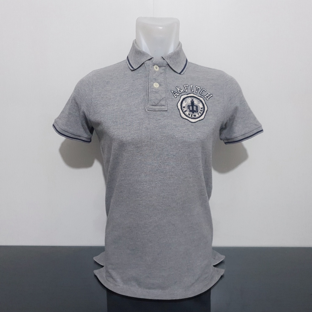 Baju Kaos Polo ABERCROMBIE & FITCH - Size S - Lebar Dada 47 cm - Original 100%