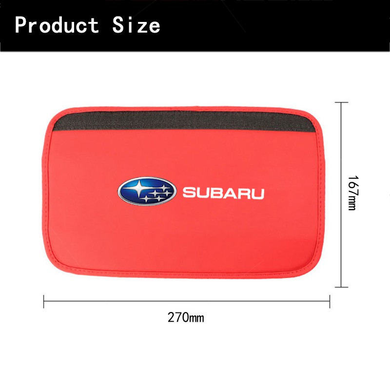 Cover Sabuk Pengaman Mobil Universal Bahan Kulit Untuk Subaru Xv Forester Brz Wrx Sti Levorg Outback