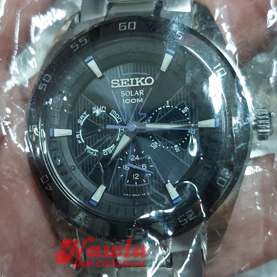 Seiko Criteria SNE225P1 Solar Black Dial - Jam Tangan Pria SNE225