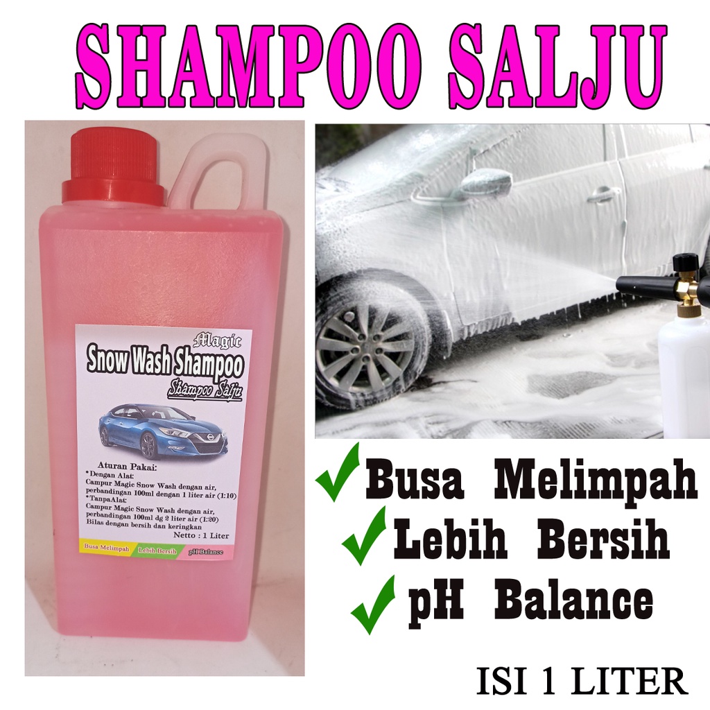 Shampoo Snow Wash Mobil Motor Magic Snow Wash ,Sampo mobil shampo salju