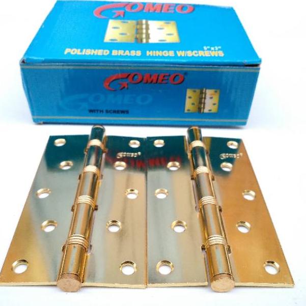 [PRODUK MSQCO] engsel 5 inch engsel khusus pintu rumah besar engsel pintu baut 5 gomeo putih tebal 2