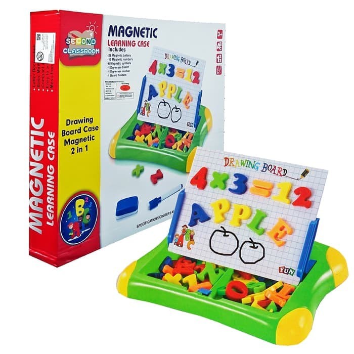 

MAGNETIC LEARNING CASE DRAWING BOARD 2 IN 1 MAGNETIK (A136)