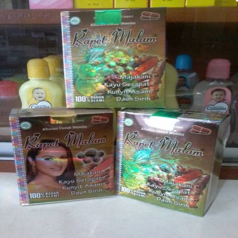 Jamu Rapet Malam kapsul