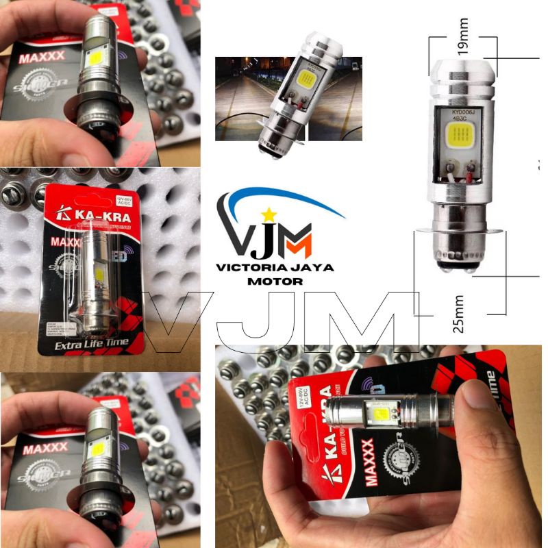 lampu led H6 2 sisi Flip Led / Lampu Utama Motor