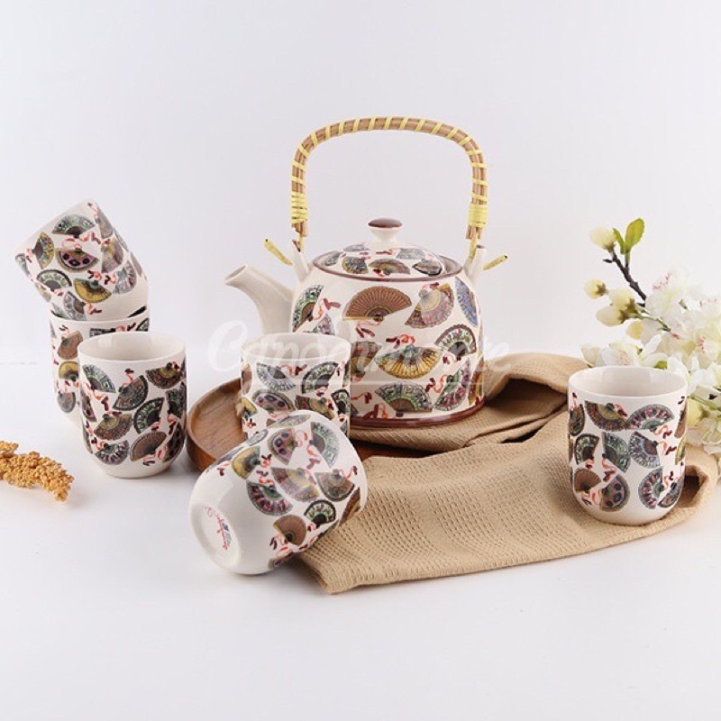 Tea set Jepang Keramik Capodimonte