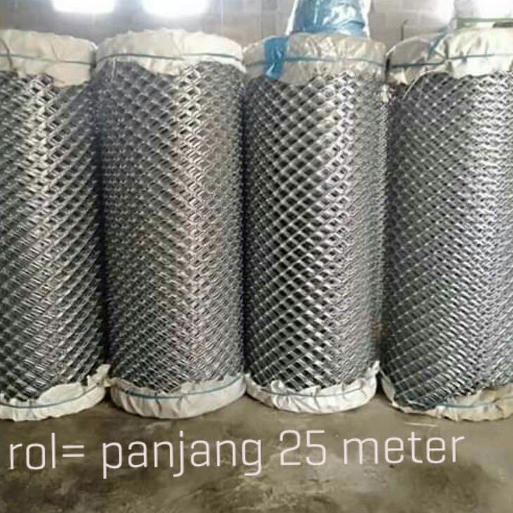 (SIAP KIRIM) KAWAT PAGAR HARMONIKA GALVANIS  RAM WAJIK ANYAM UKURAN 1,6  mm/5 cm  PAGAR KANDANG,RUMA