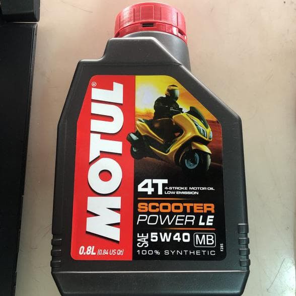 OLI MESIN MOTUL MATIC SCOOTER POWER LE 5W40 800ML VARIO BEAT MIO ASLI