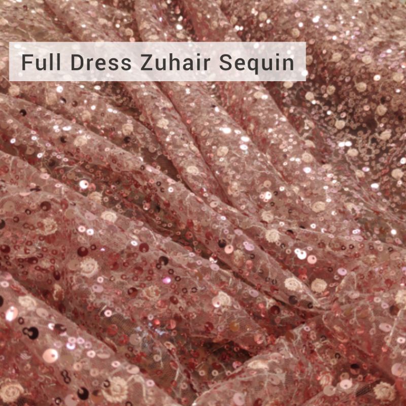 Tile Tulle Zuhair Payet Penuh Brokat Sequin Dress Sugar Daddy Promo