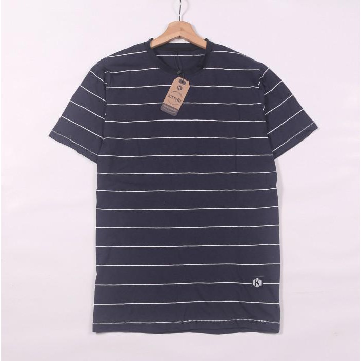 BAJU KAOS PRIA DISTRO BAJU KAOS SALUR PRIA GARIS GARIS ATASAN PR