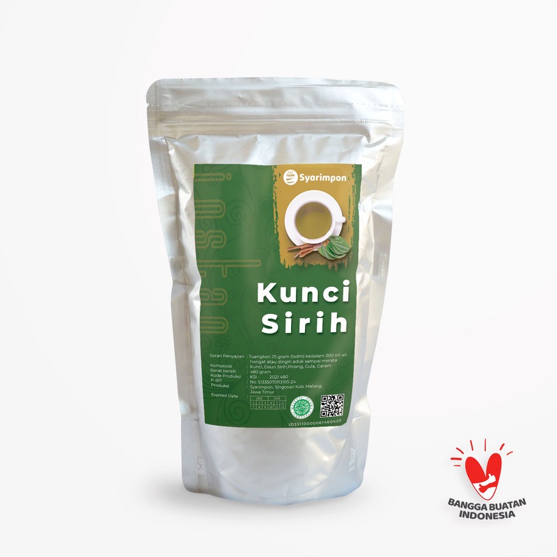 

Syarimpon, Sari Kunci Sirih , Bubuk Instan, 480 gram