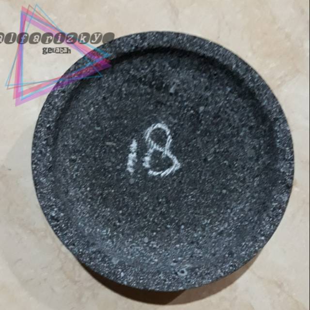 Cobek batu - cobek batu asli - cobek sambal- cobek penyet