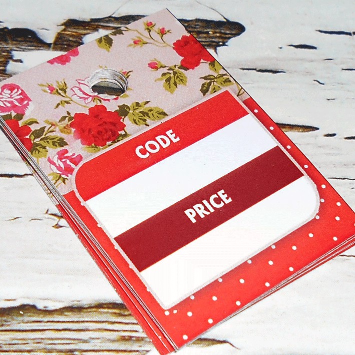 

LABEL HARGA - PRICE TAG - HANG TAG - RED SHABBY