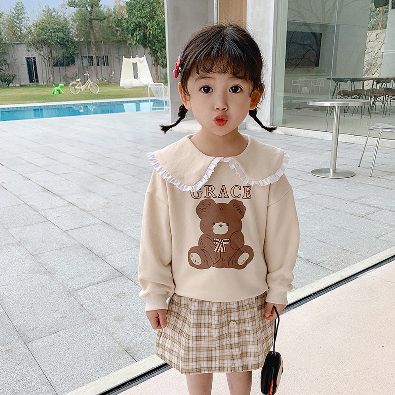 Plazababyku PASSWORD ATASAN GRACE BEAR Atasan Sweater 1 - 7 Tahun Baju Anak BerKualitas