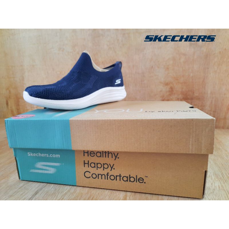 sepatu Skechers you navy sepatu original Skechers navy sepatu slip on Skechers women