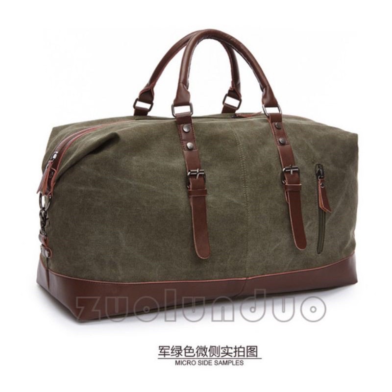 Travelbag kanvas 8655,tas baju, tas pakaian, original legums