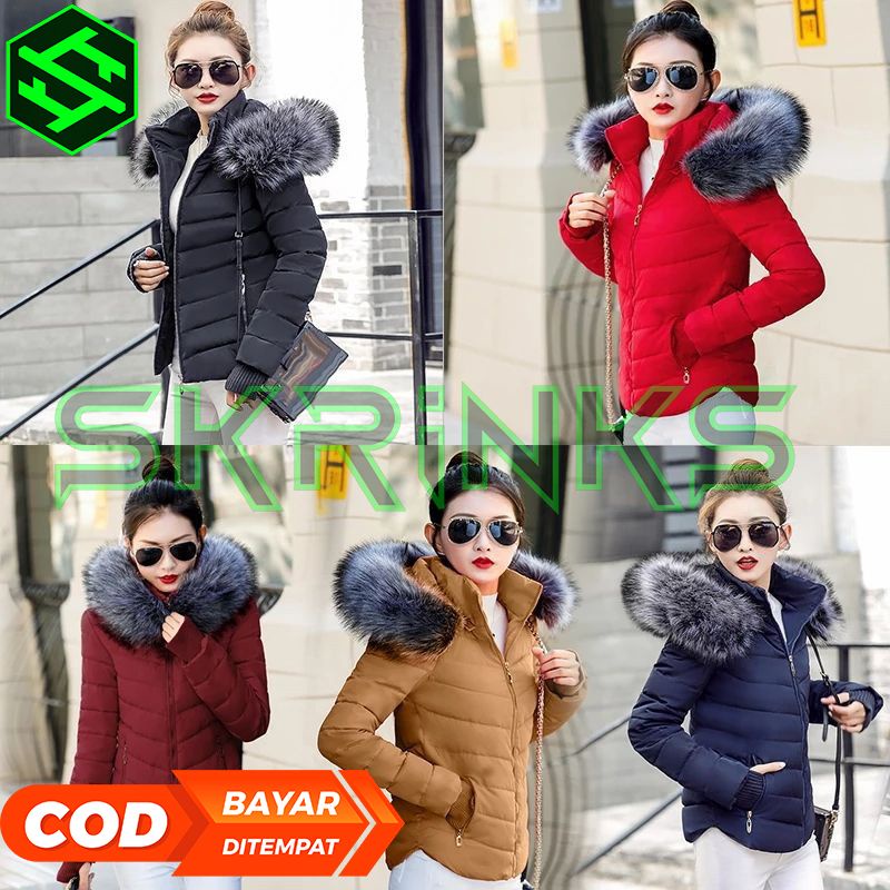 Jaket Panjang Musim Dingin Wanita/Mantel Musim Dingin/Long Coat Wanita