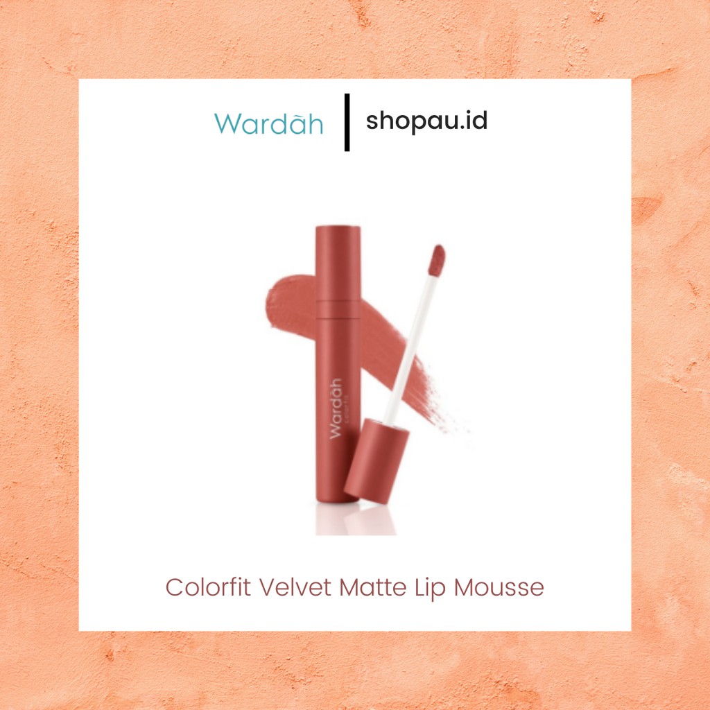 Wardah Colorfit Velvet Matte Lip Mousse Ori 100%
