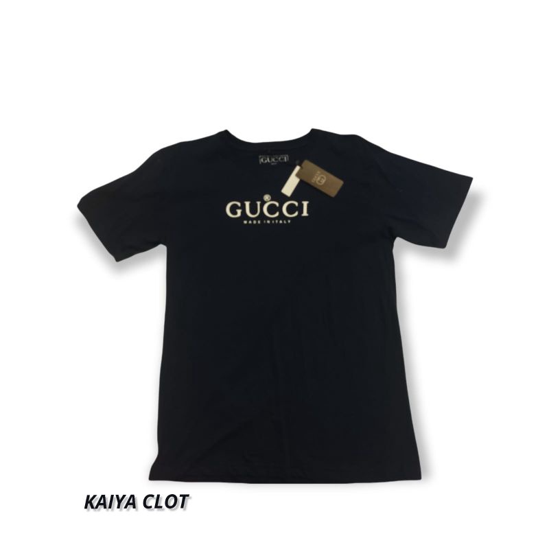 Kaos Pria Casual GUCCI Katun