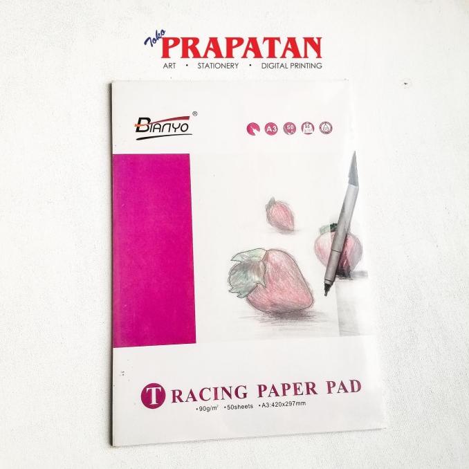 

PROMO Bianyo Tracing Paper Pad A3 90gsm 50 Lembar