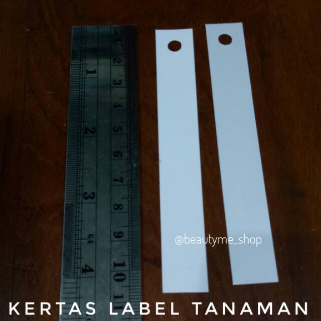 Kertas Label Nama Tanaman Waterproof Dengan Tali Pengikat Name Tag Tanaman Kertas Label Shopee Indonesia