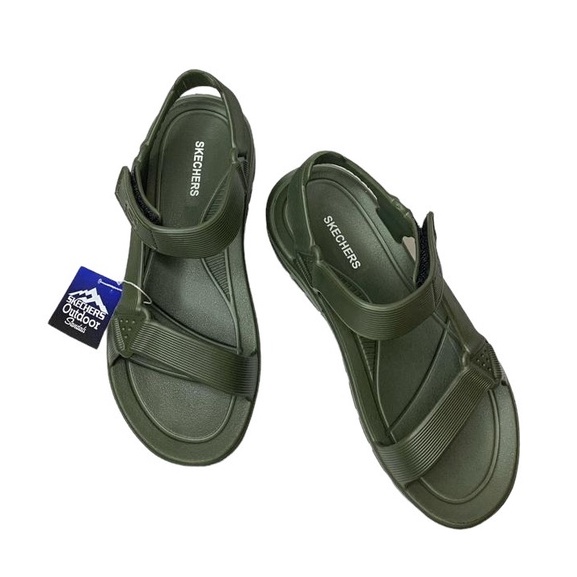 Sandal Gunung Pria Skechers Sendal Pria Outdoor Anti Air Terbaru Kekinian Sendal Hiking Keren Anti Slip