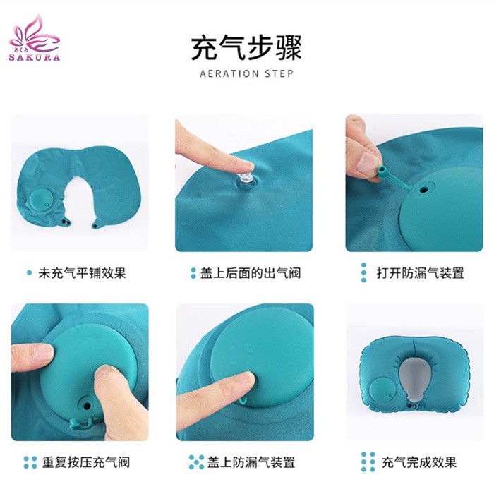 BANTAL LEHER TIUP OTOMATIS  (Terdapat pompa angin manual di bantal)-SOSOYO