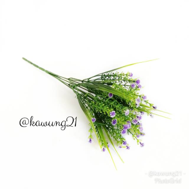 Bunga Rumput Kecil Artificial Babybreath Tanaman Hias Plastik AF22