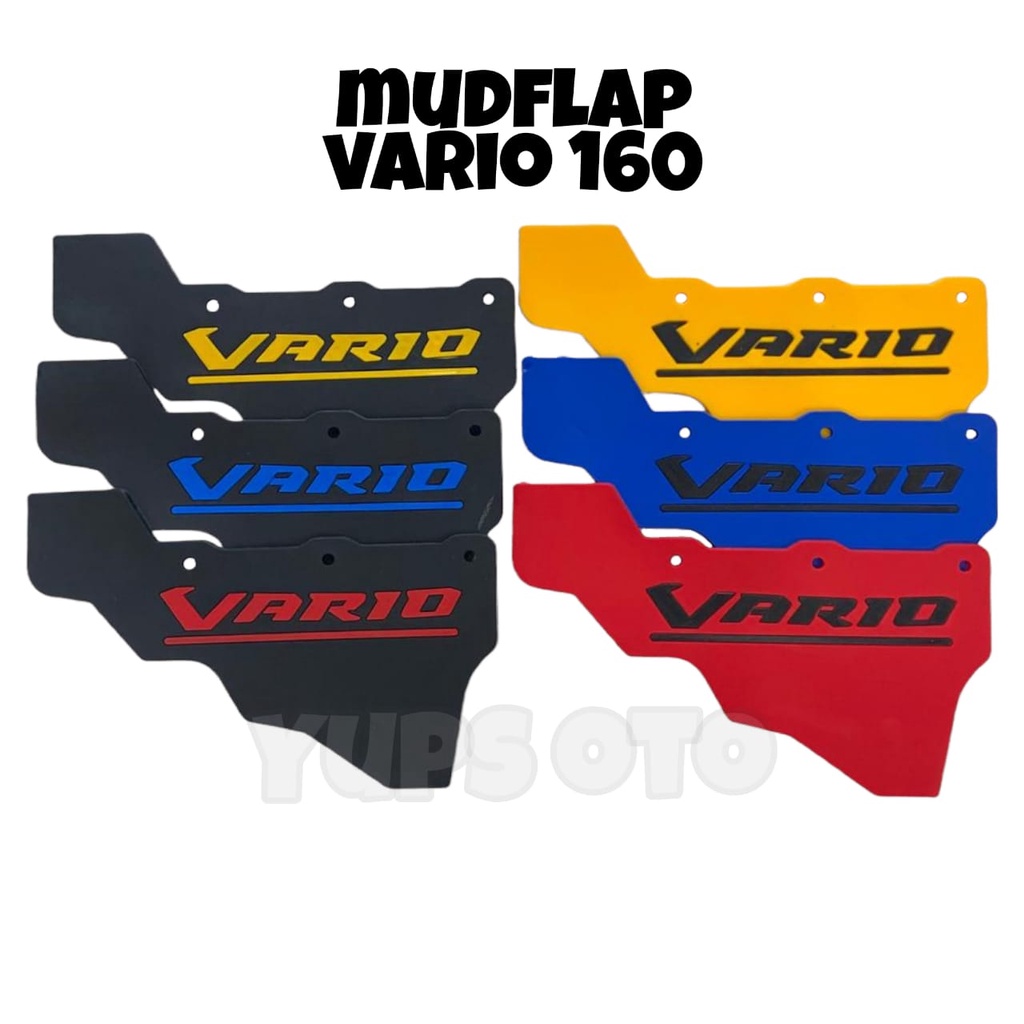 KARPET LUMPUR VARIO 160 MUDFLAP VARIO 160 NEW 2022 ABS CBS MUD FLAP PENAHAN LUMPUR VARIO 160 KARET SPAKBOR KOLONG VARIASI HONDA VARIO 160 NEW TAHUN 2022 KARET LUMPUR VARIO