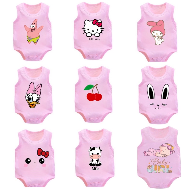 BabyGo Jumper Bayi Kutung tanpa lengan Motif FASHION / Jumper Fashion / Jumper Kutung Motif