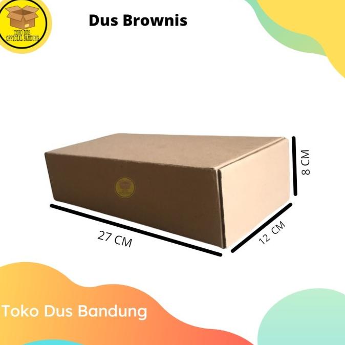 

dus kardus box kue uk. 27x12x8 cm 1 pak isi 25 pcs