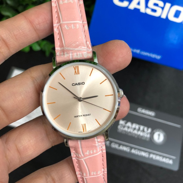 CASIO WANITA TALI KULIT/ORIGINAL
