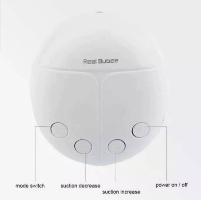 Breast Pump Elektrik Double Pump BPA FREE / Pompa asi Elektrik Pompa Botol Ganda Real Bubee ELECTRIC