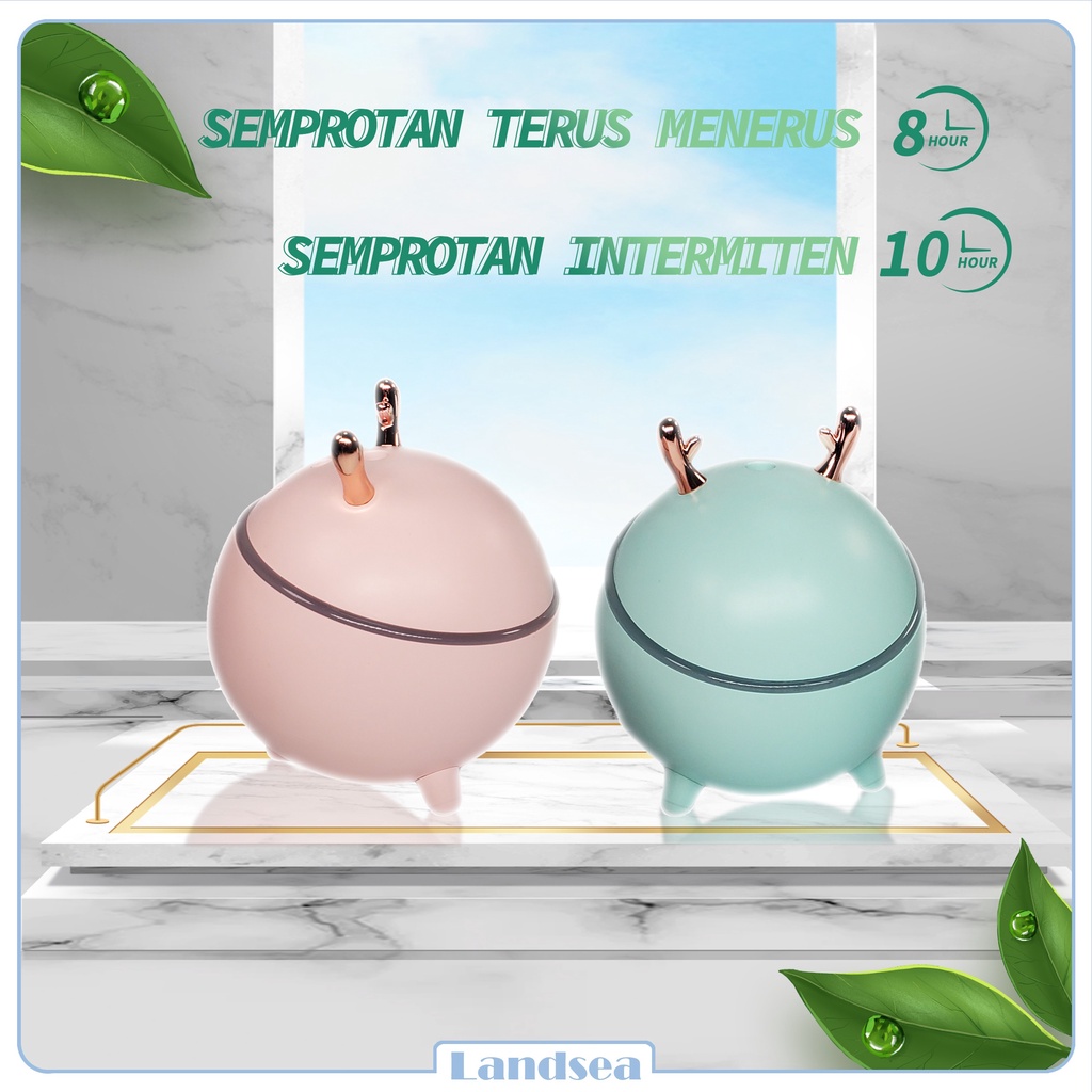 Landsea  Humidifier Air 300ml Diffuser Aroma - Pelembab Udara - Terapkan ke Essential oil-3