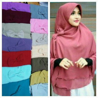 Jilbab Instan Syar'i Khimar Dhea Pita Hijab Instant Kerudung