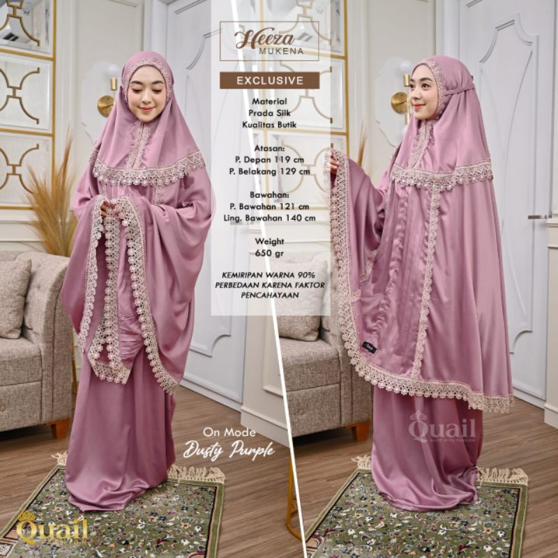 Mukena Heeza Original Quail Hijab