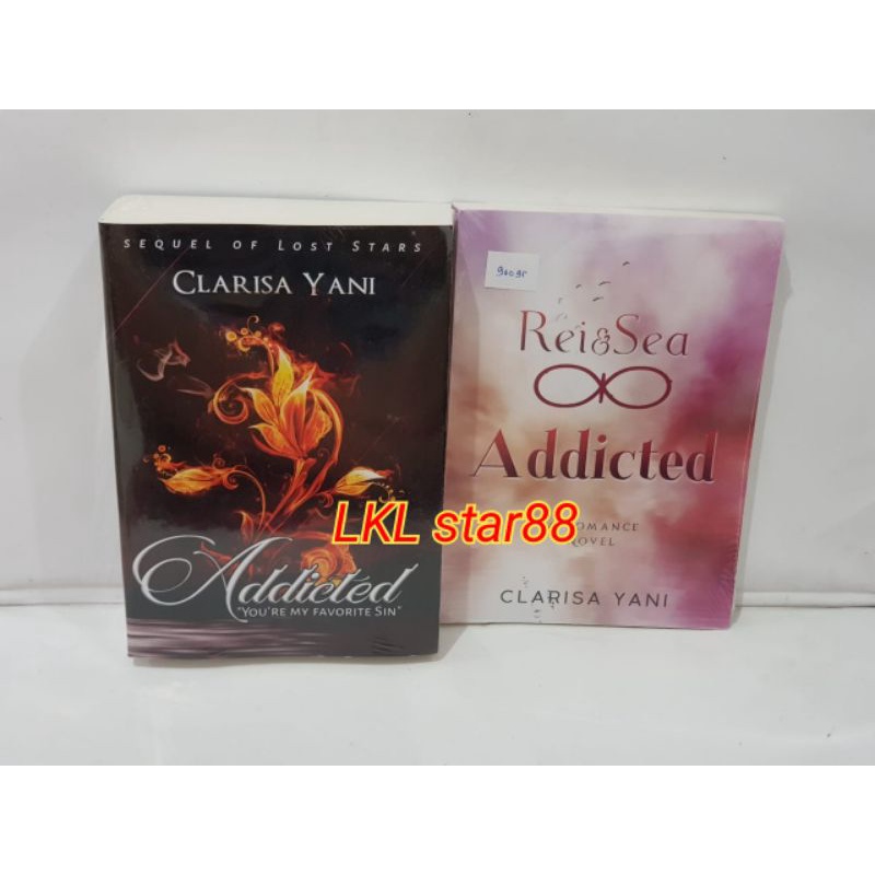 Buku/Novel Addicted + Novelet Rei & Sea by Clarisa Yani (2 Buku)