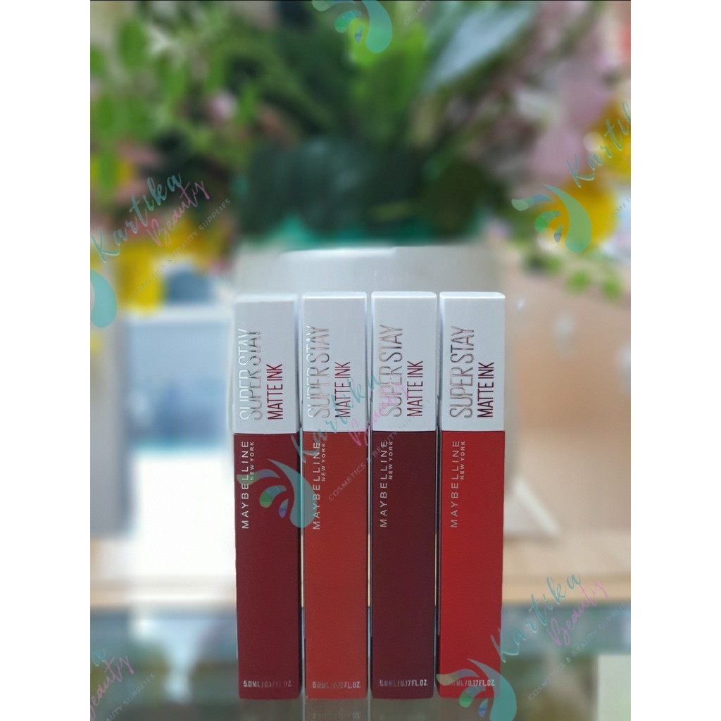 WARNA BARU LIPSTIK CAIR MAYBELLINE SUPERSTAY LIP CREAM MATTE INK LIPKRIM MAYBELINE ORI MAYBELIN MEBE