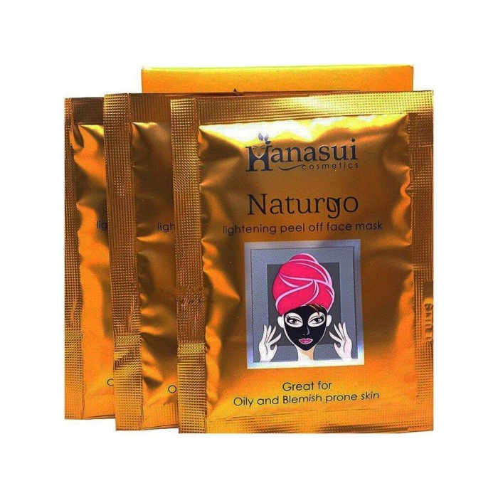 Sasetan HANASUI Masker Lumpur HITAM Naturgo