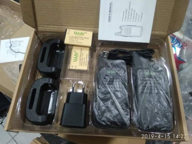 Walkie Talkie HT WLN KDC1 Two-Way Radio KD-C1 ( isi 2 pcs)